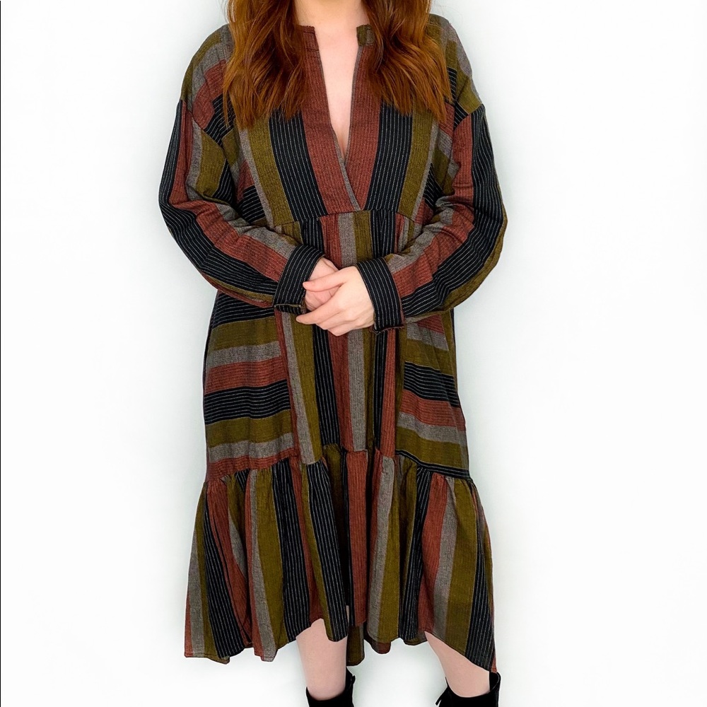 Walk This Way Midi Dress